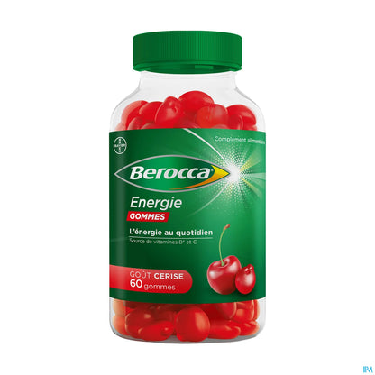 Energie Gommes Goût Cerise Bte/60