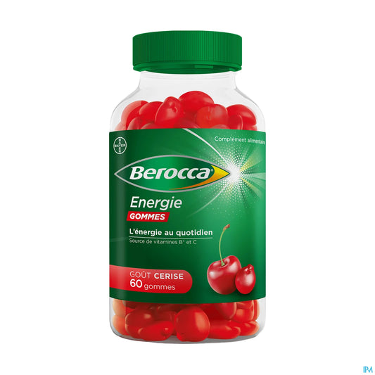 Energie Gommes Goût Cerise Bte/60