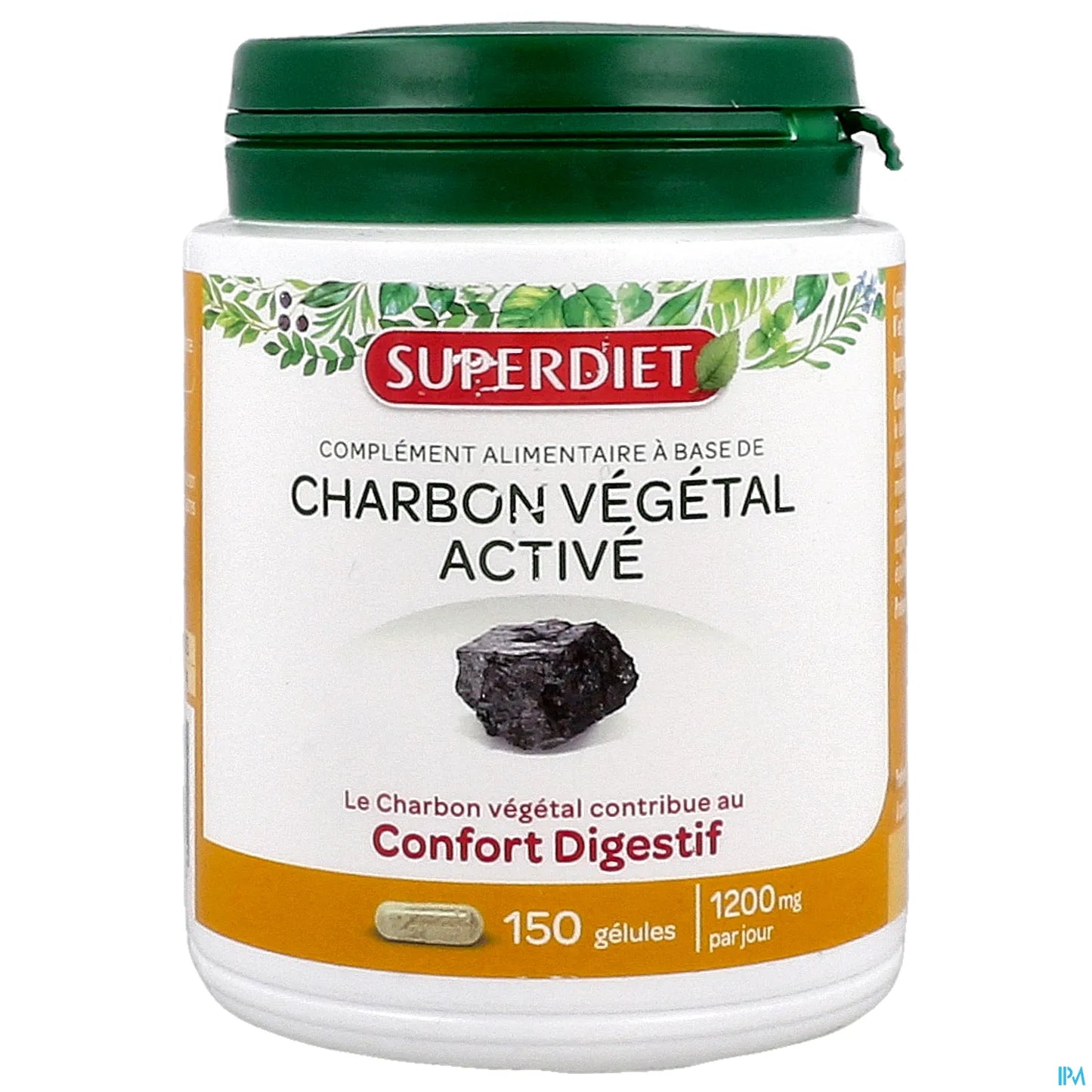Charbon Végétal Activé 150 Gélules