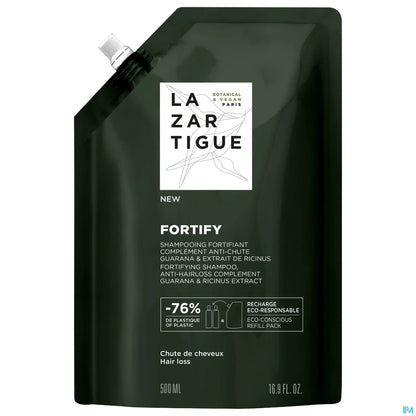 Fortify Shampooing Fortifiant Anti-Chute Éco-Recharge 500ml