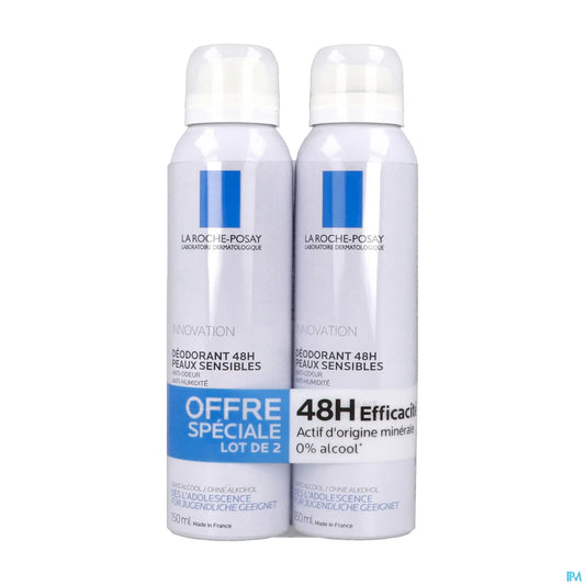 Deodorante Fisiologico 48h 2x150ml