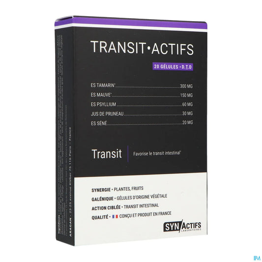 Synactifs Transit Actifs 20 capsule