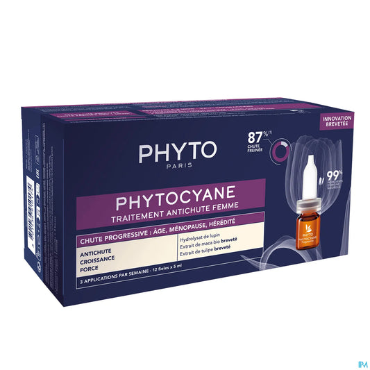 PhytoCyane Trattamento Anticaduta Progressivo per Donna 12x5ml