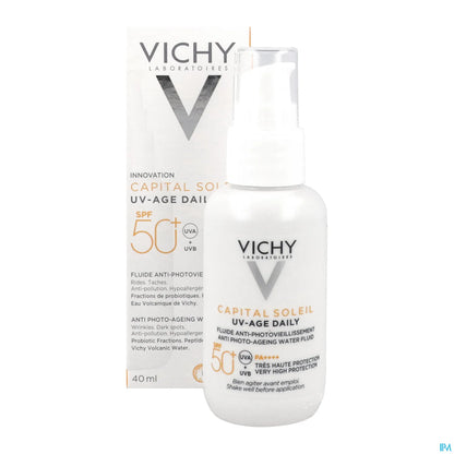 Capital Soleil UV-Age Daily SPF50+ Fluide Water Anti-Age 40ml
