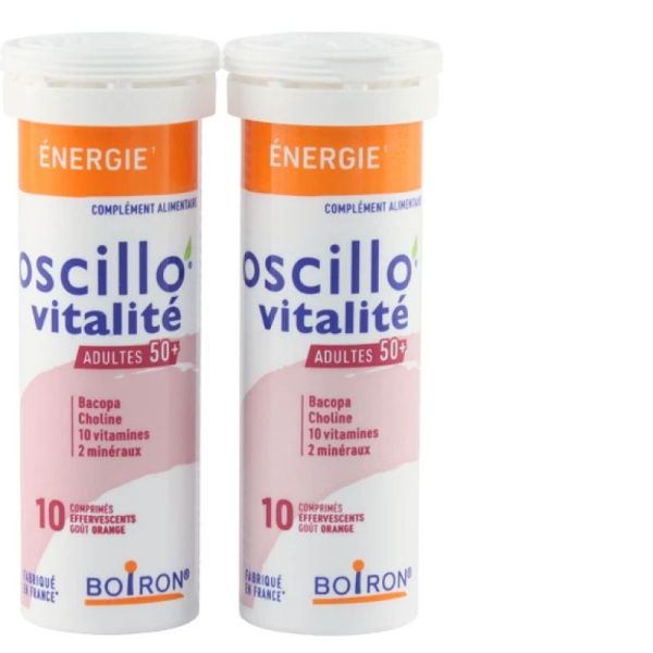 Oscillo Vitality 50+ 20 Effervescent Tablets
