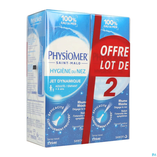 Hygiène du Nez Jet Dynamique Lot 2 x 135ml