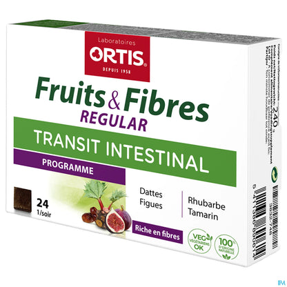 Fruits & Fibres Regular Transit Intestinal - 24 Cubes