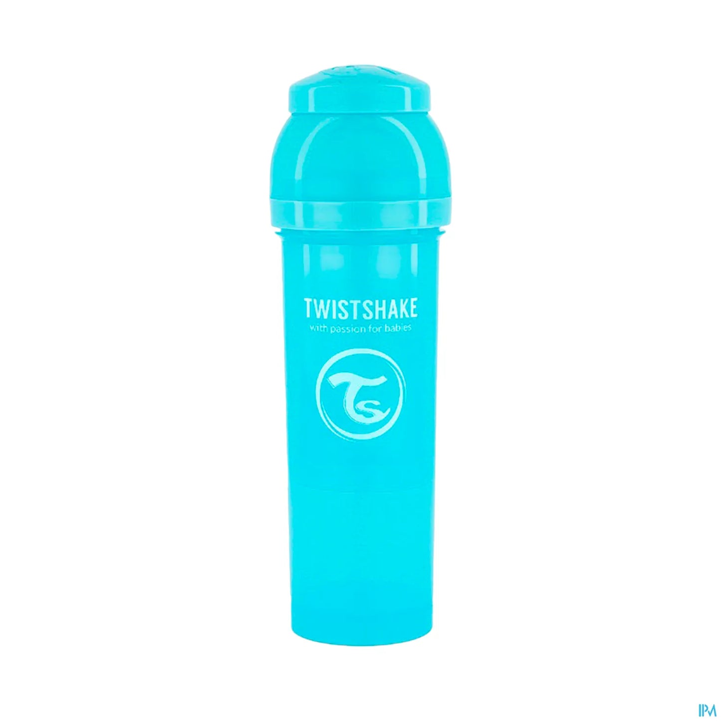 Twistshake Biberon Anti Colique Bleu Pastel 330 mL 4 Mois et Plus