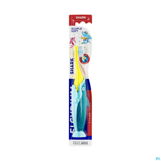 Spazzolino da denti Pierre Fabre Elgydium Kids Shark 2-6 anni