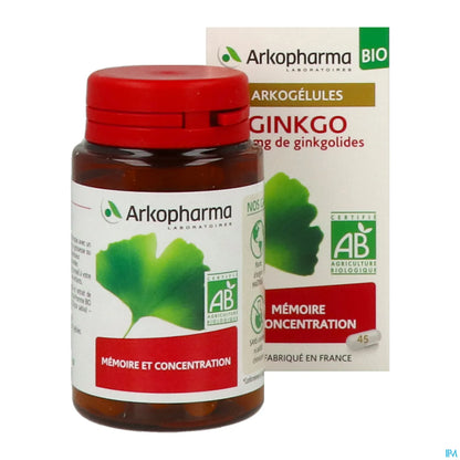 Arkogélules Bio Ginkgo 45 Gélules