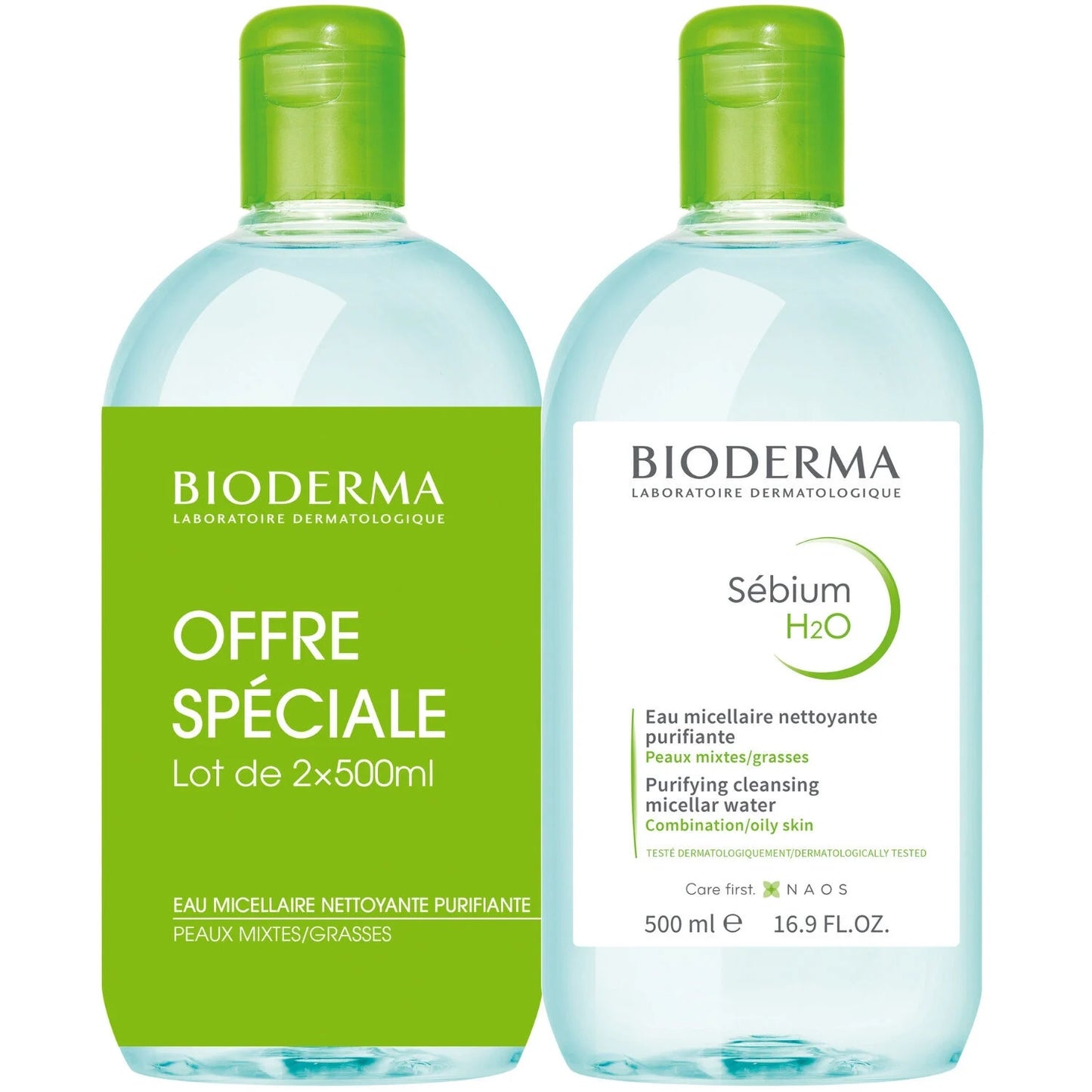 Sébium H2O Acqua Micellare Purificante Confezione da 2 x 500 ml