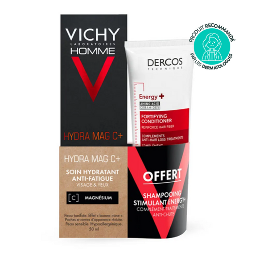 Homme Hydra Mag C Plus Moisturizing Cream Gel 50ml With Free Mini Shampoo