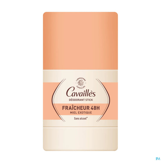 Cavaillès Déodorant Stick Fraîcheur 48H Miel 50 g