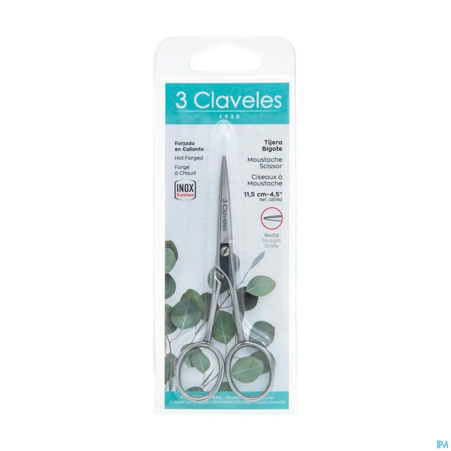Ciseaux Moustache Droit 11.5cm Inox