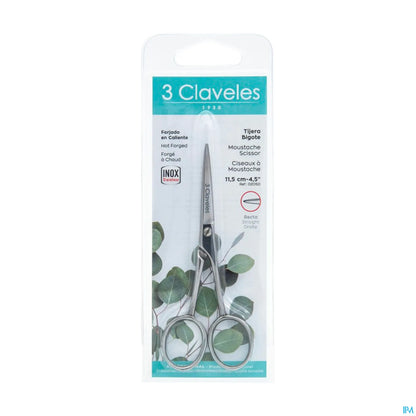 Ciseaux Moustache Droit 11.5cm Inox