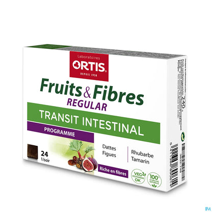 Fruits & Fibres Regular Transit Intestinal - 24 Cubes