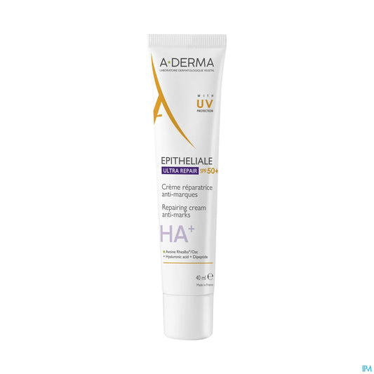 A Derma Epitheliale Ultra Repair Crème Réparatrice Solaire SPF50+ 40 mL
