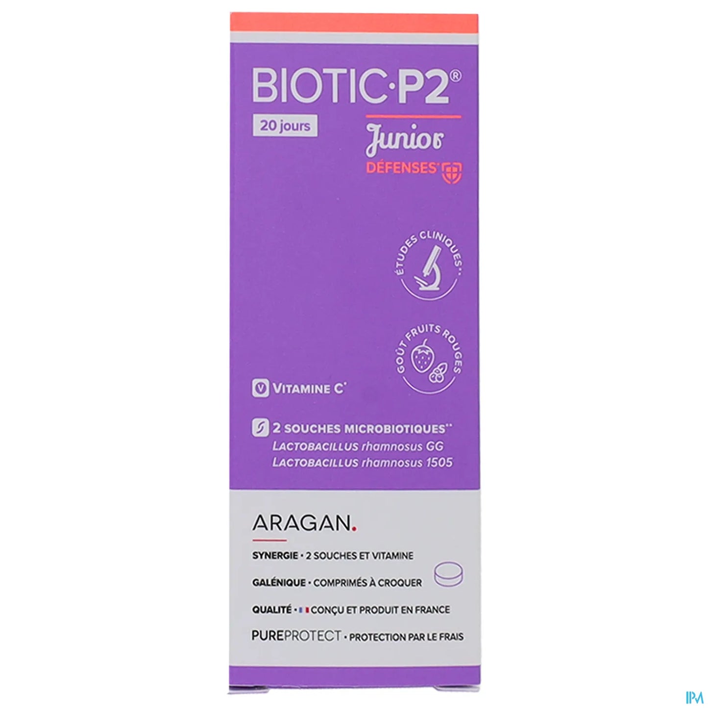 Biotic P2 Junior Defenses Box of 20 Tablets