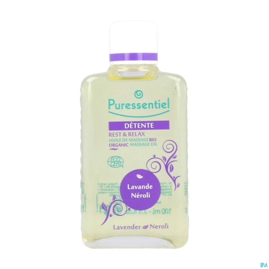 Relaxation Organic Massage Oil Lavender Neroli 100ml