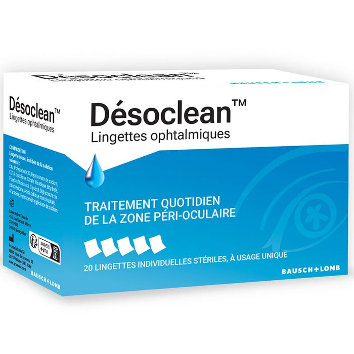 Désoclean Eye Wipes 20 Individual Wipes