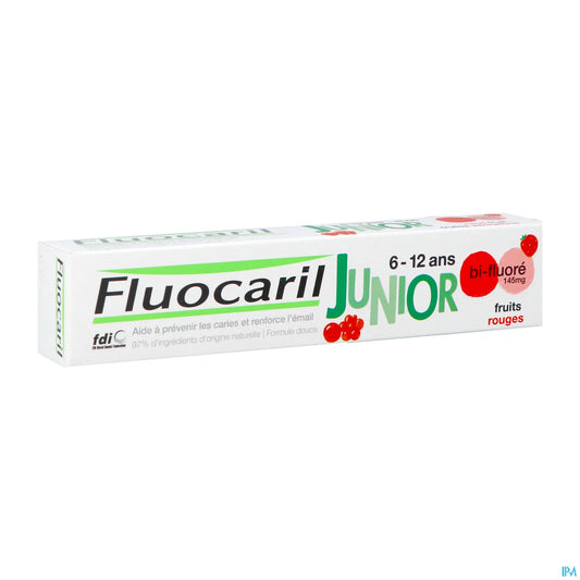 Dentifricio in gel ai frutti rossi per bambini dai 6 ai 12 anni 75 ml