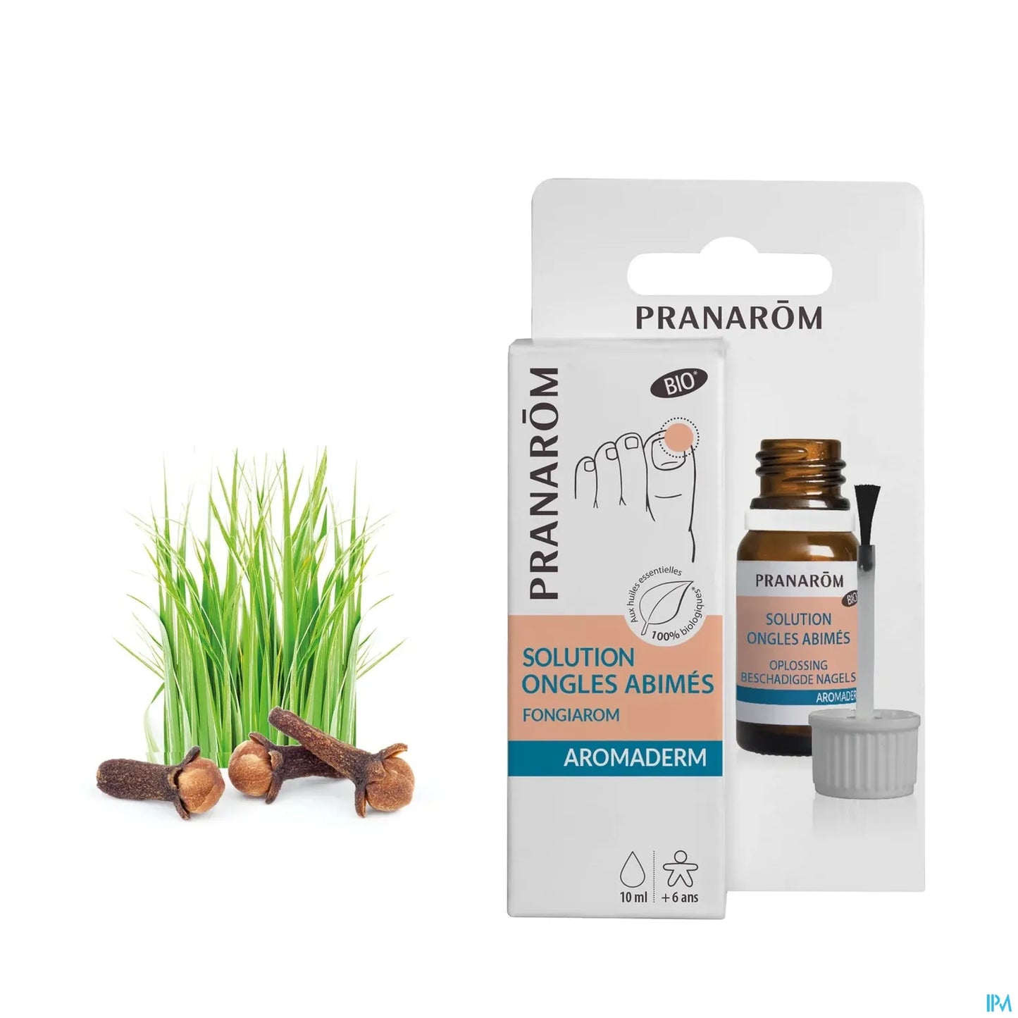 Aromaderm Solution Ongles Jaunis Bio 10 ml