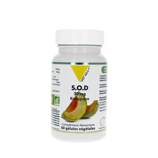 SOD vegetale biologico 20 mg 60 capsule