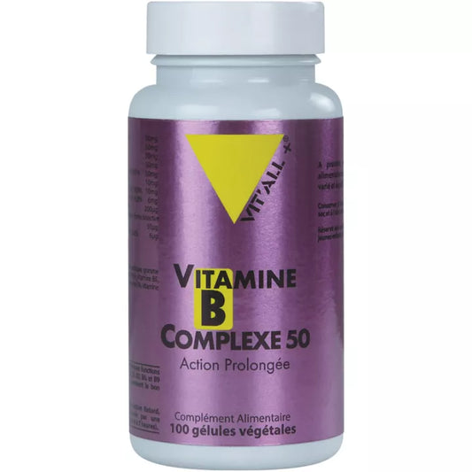 Vitamins B Complex 50 Extended Action 100 Capsules