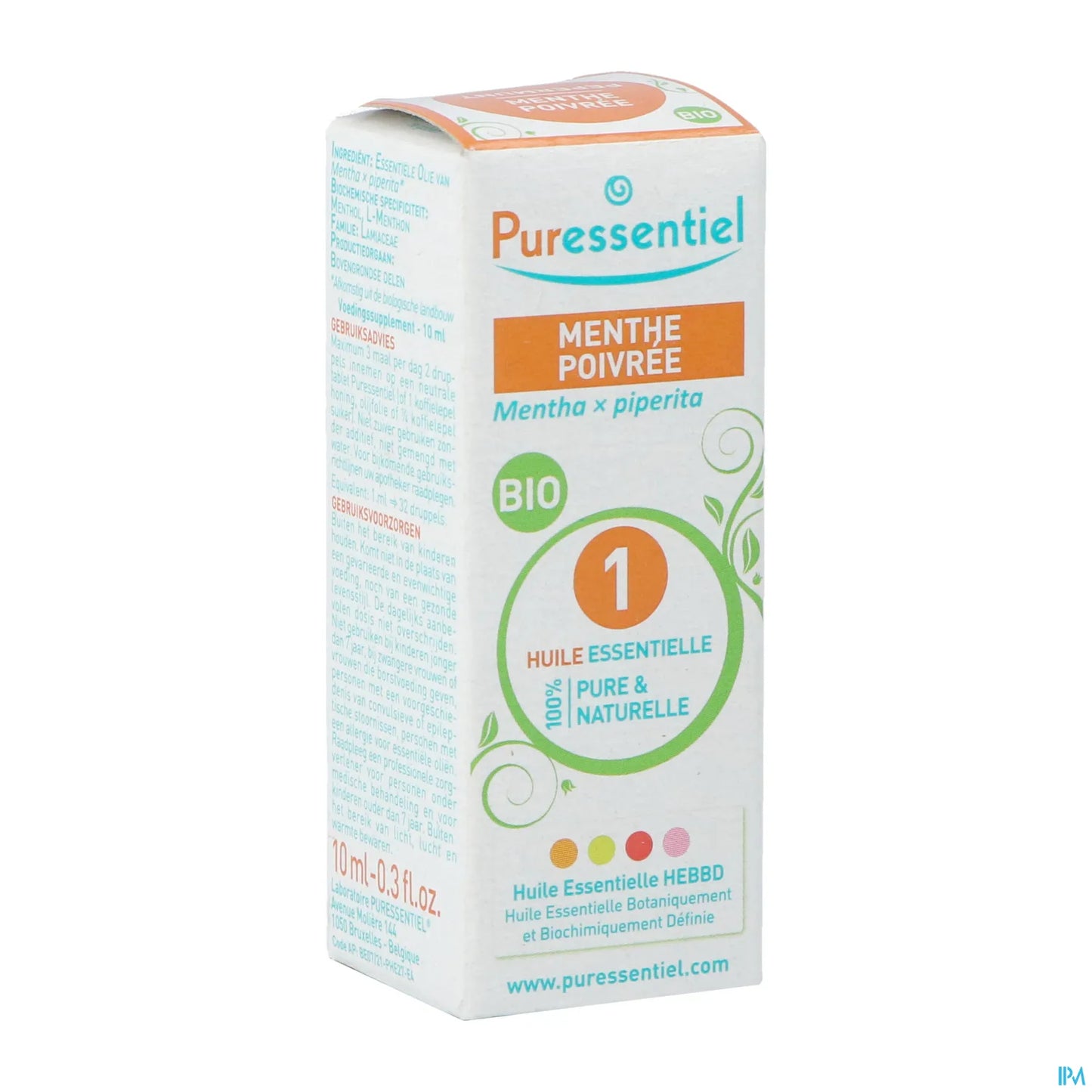 Olio essenziale di menta piperita biologico 10 ml