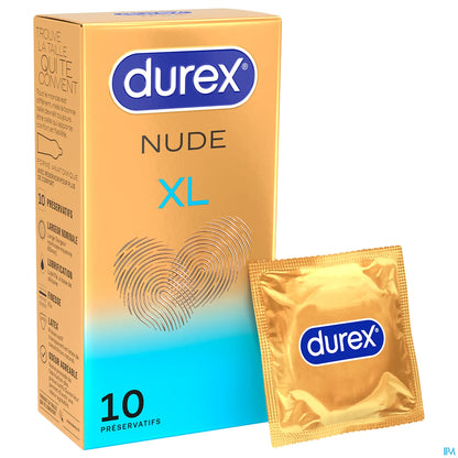 Nude XL Préservatifs Ultra-Fins 10 Unités