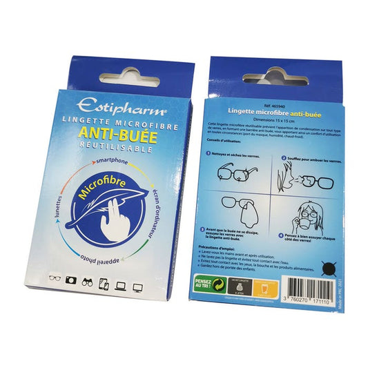 Lingette Microfibre Anti-Buée Réutilisable 1 Unité