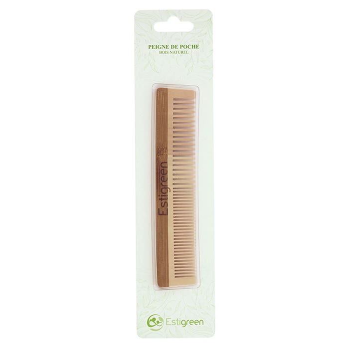 Peigne De Poche Bois Naturel