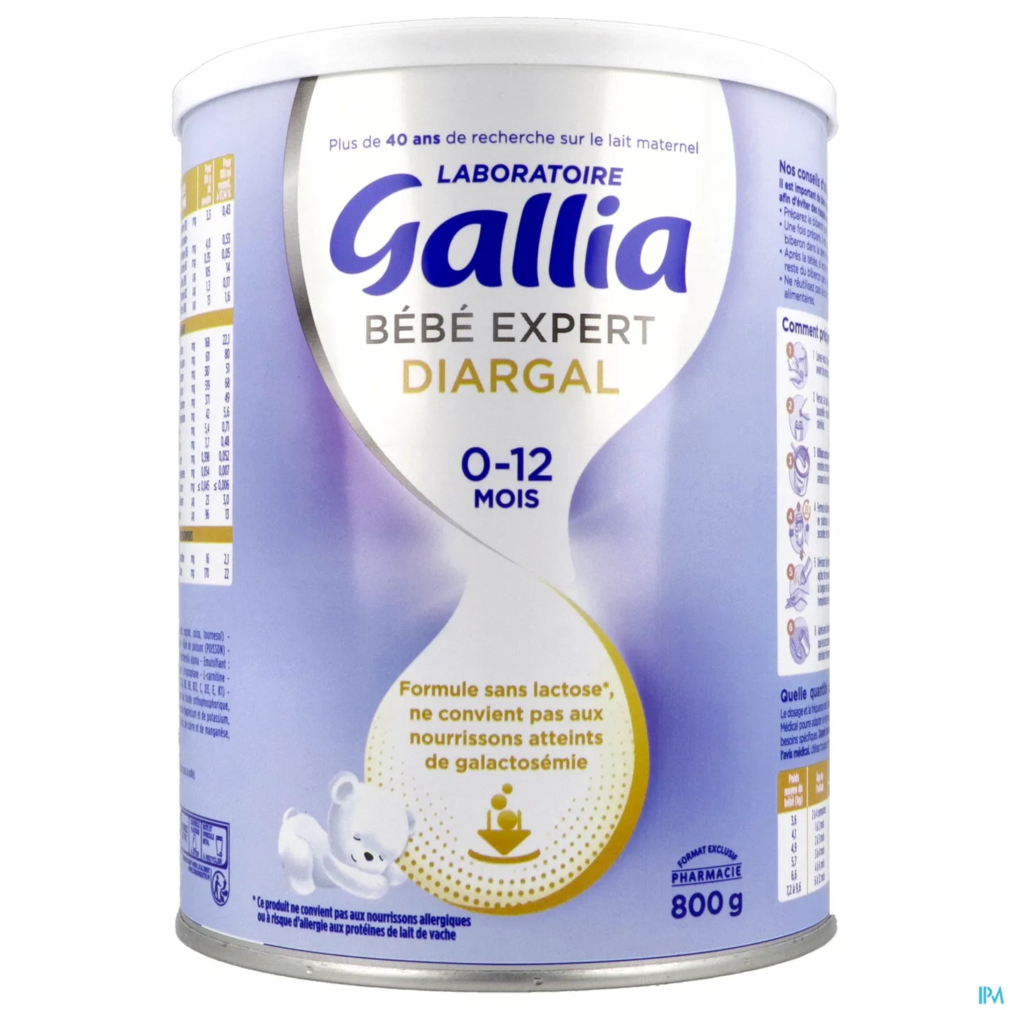 Baby Expert Diargal Latte in polvere senza lattosio 800 g