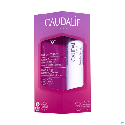 Thé Des Vignes Duo Crema Mani e Unghie 30ml + Cura Labbra 4,5g