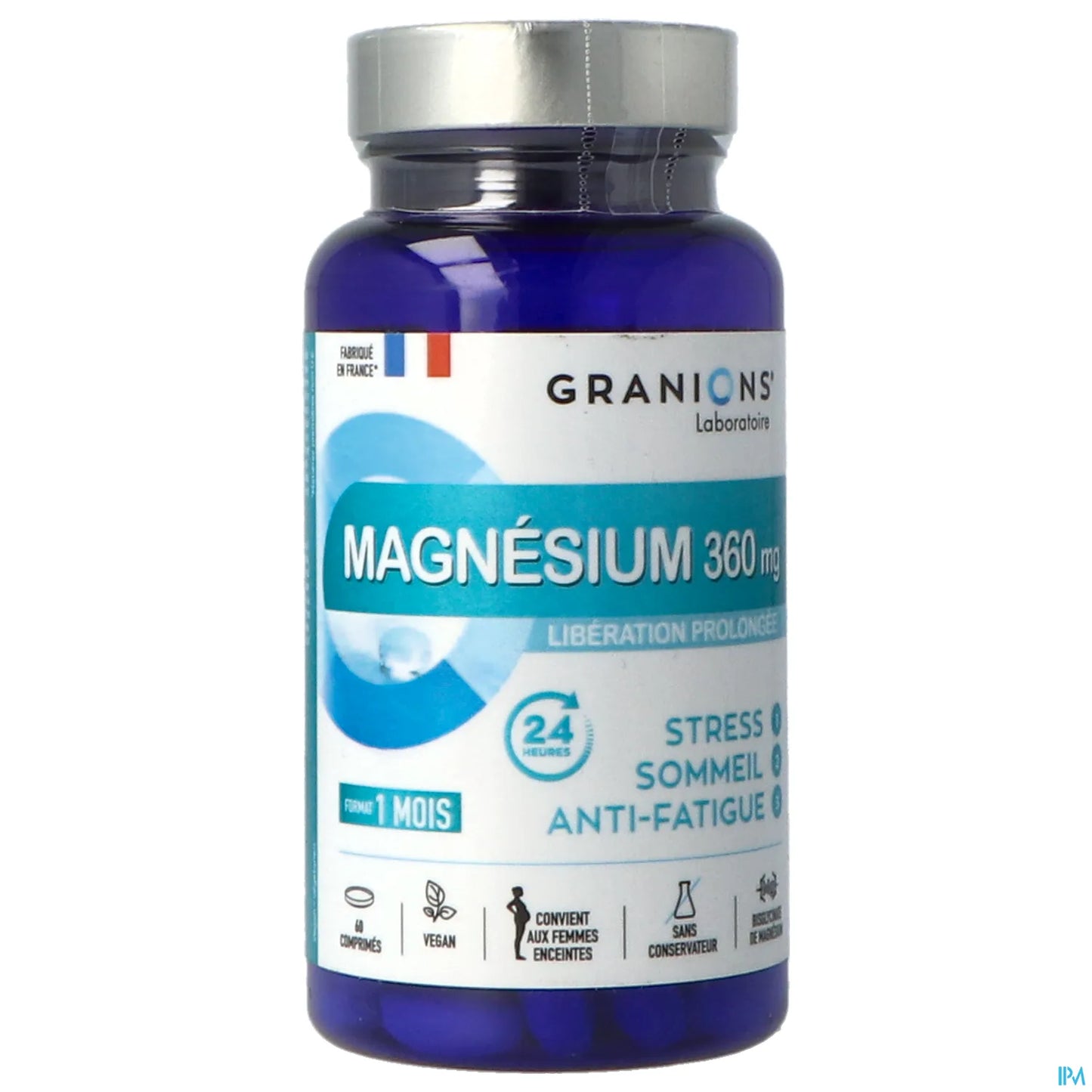 Magnésium 360mg 60 Comprimés
