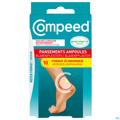 Pansements Ampoules Moyen Format 10 Pansements