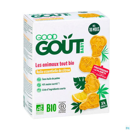 Biscuit Animaux Citron 80g