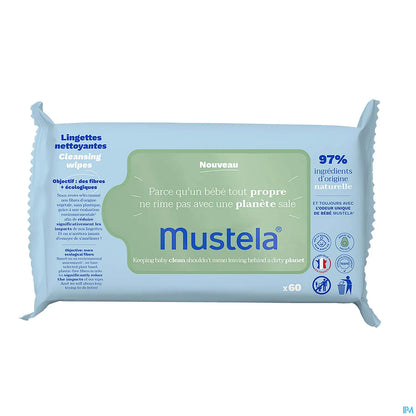 Lingettes Nettoyantes à l'Avocat Bio 60 Lingettes