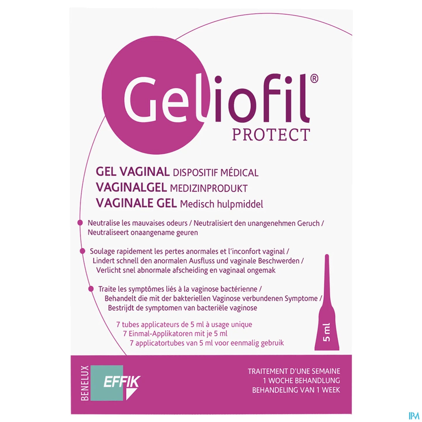 Effik Geliofil Protect Gel Vaginal 7x5ml