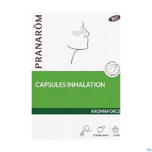 Aromaforce Organic Inhalation Capsules 15 Capsules