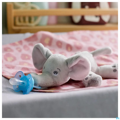 Avent Sucette avec Doudou Éléphant 0 à 6 Mois