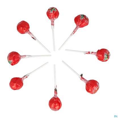 Junior Angin 8 Lollipops for Children from 3 Years Old Strawberry Flavor