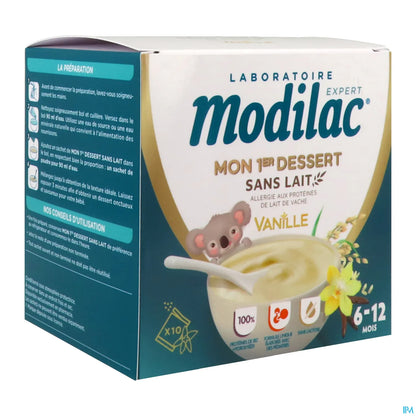 Il mio primo dessert senza latticini alla vaniglia 6-12 mesi 10 bustine