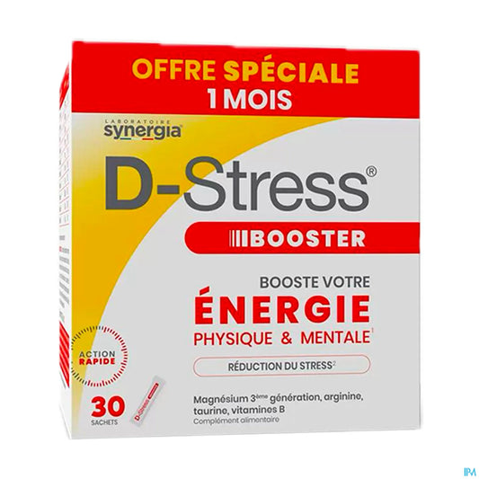 Synergia D Stress Booster Stick 30 sachets