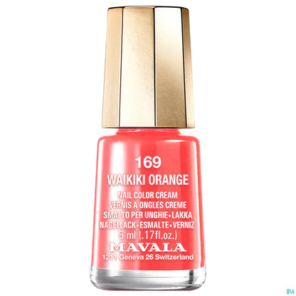 Smalto per unghie color crema Waikiki Orange 5 ml