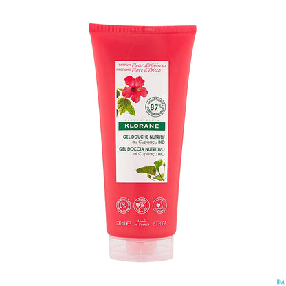 Gel doccia ai fiori di ibisco con burro di cupuaçu biologico 200 ml