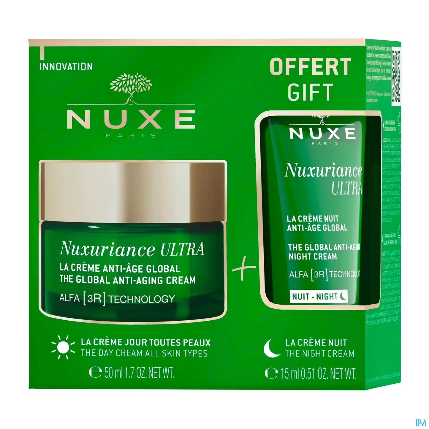 Nuxuriance Ultra Global Anti-Aging Day Cream 50ml and Night Cream 15ml