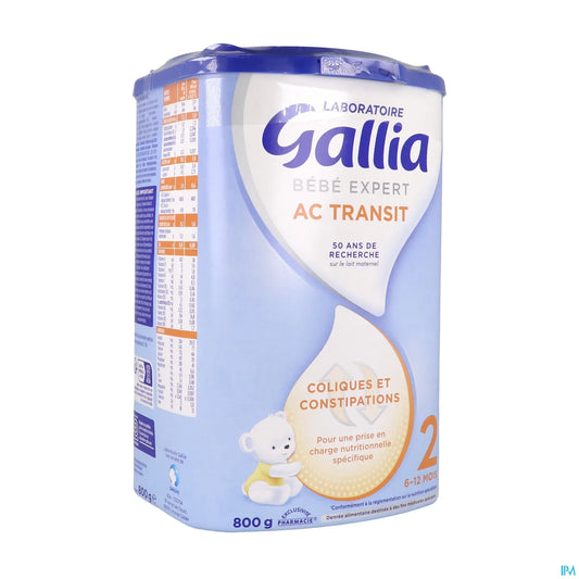 Gallia Bébé Expert AC Transit 2e Âge 800 g