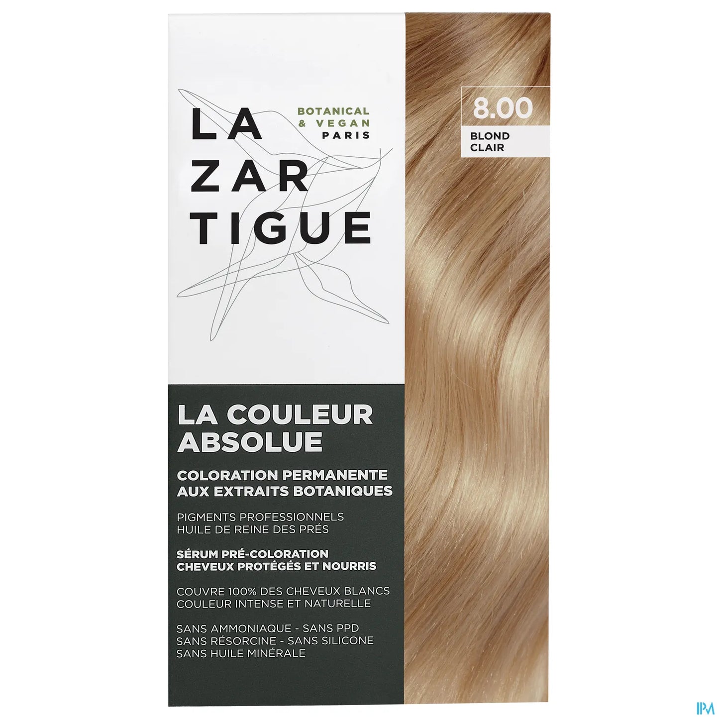 Couleur Absolue 8.00 Blond Clair Coloration Permanente Sans Ammoniaque
