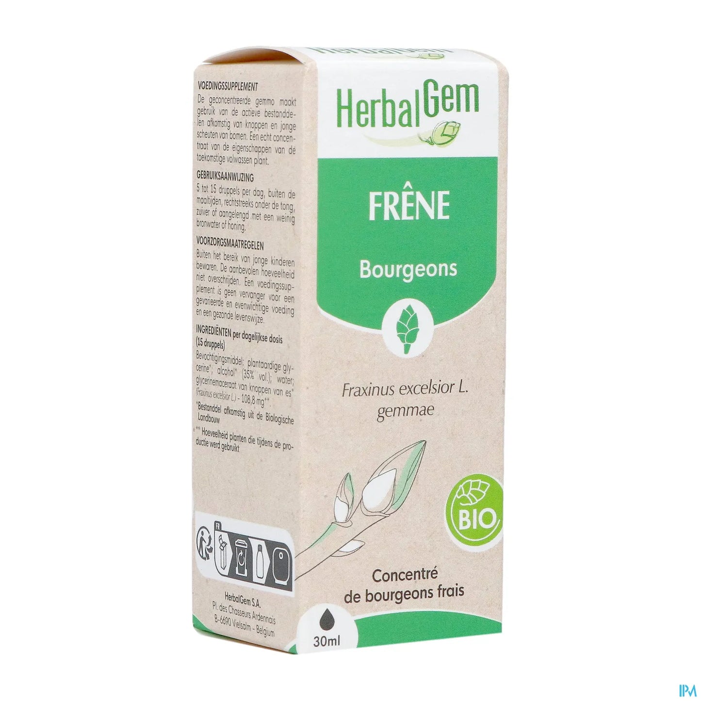 Macérat de Bourgeon de Frêne Bio 30 mL